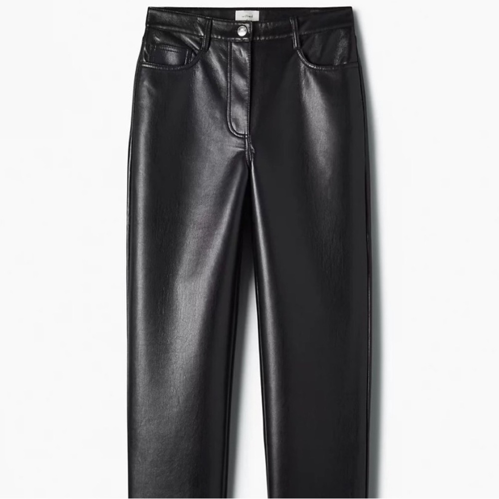 Wilfred- Melina Leather Black Pants